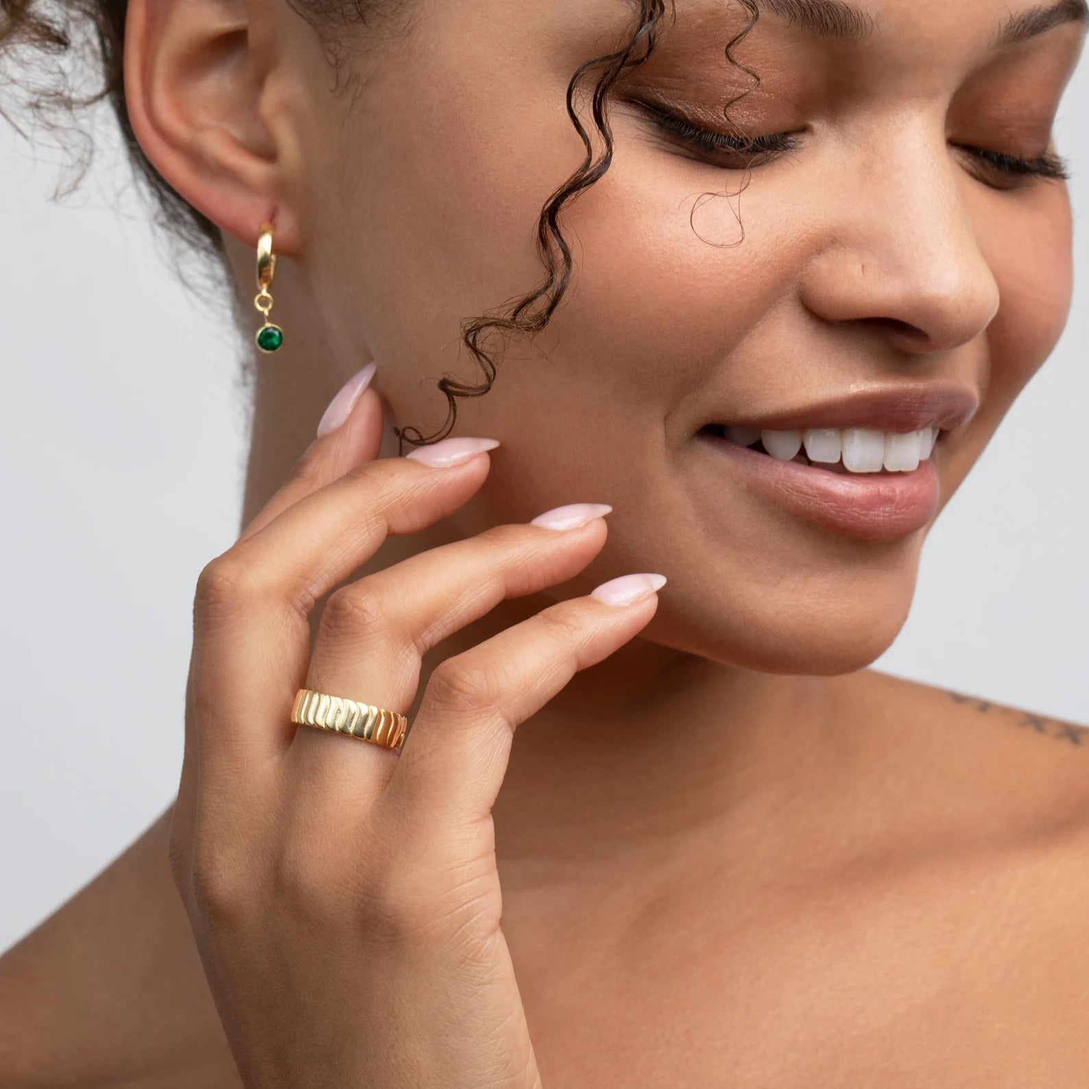 Flat Croissant Ring