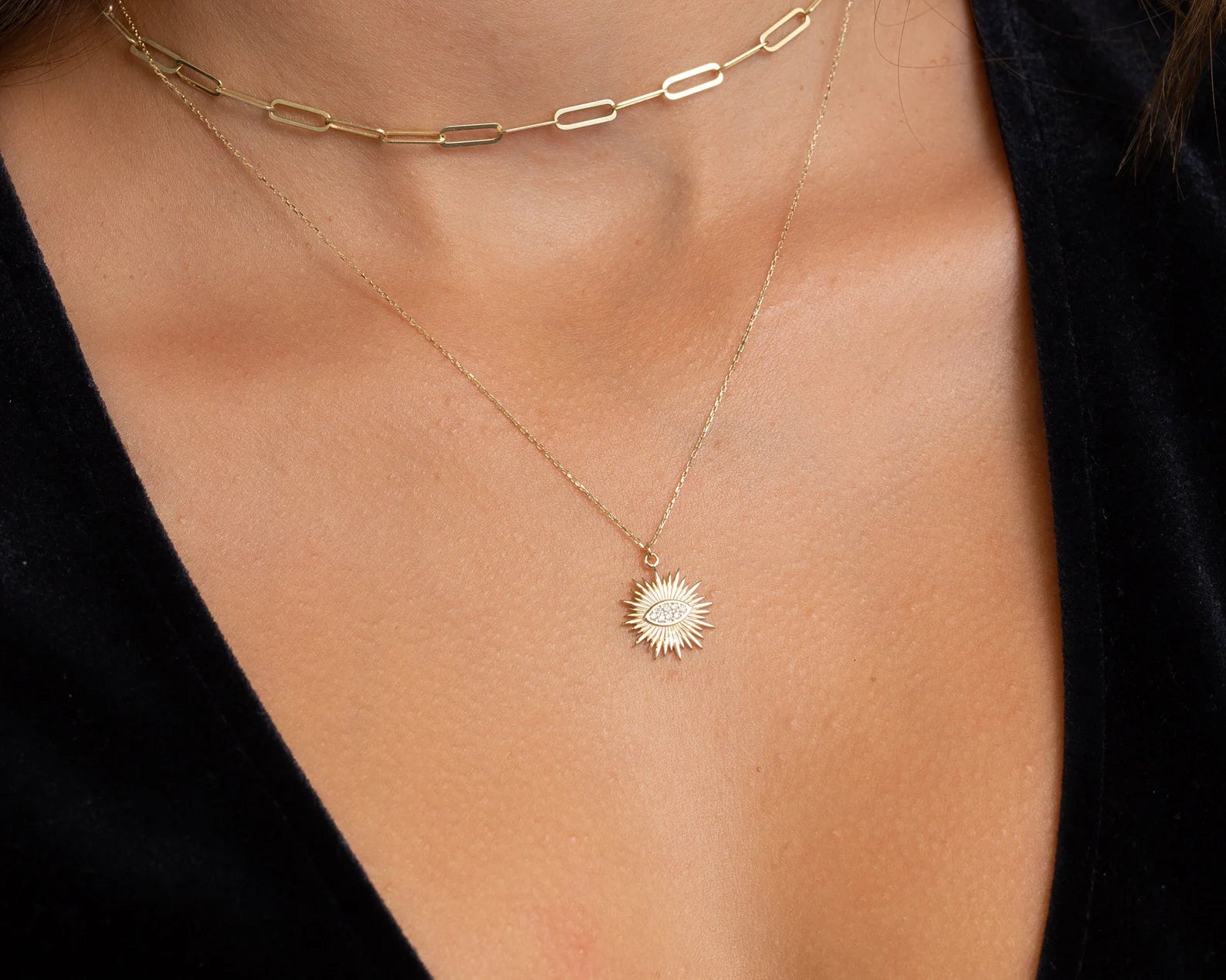 Bright Eye Necklace,